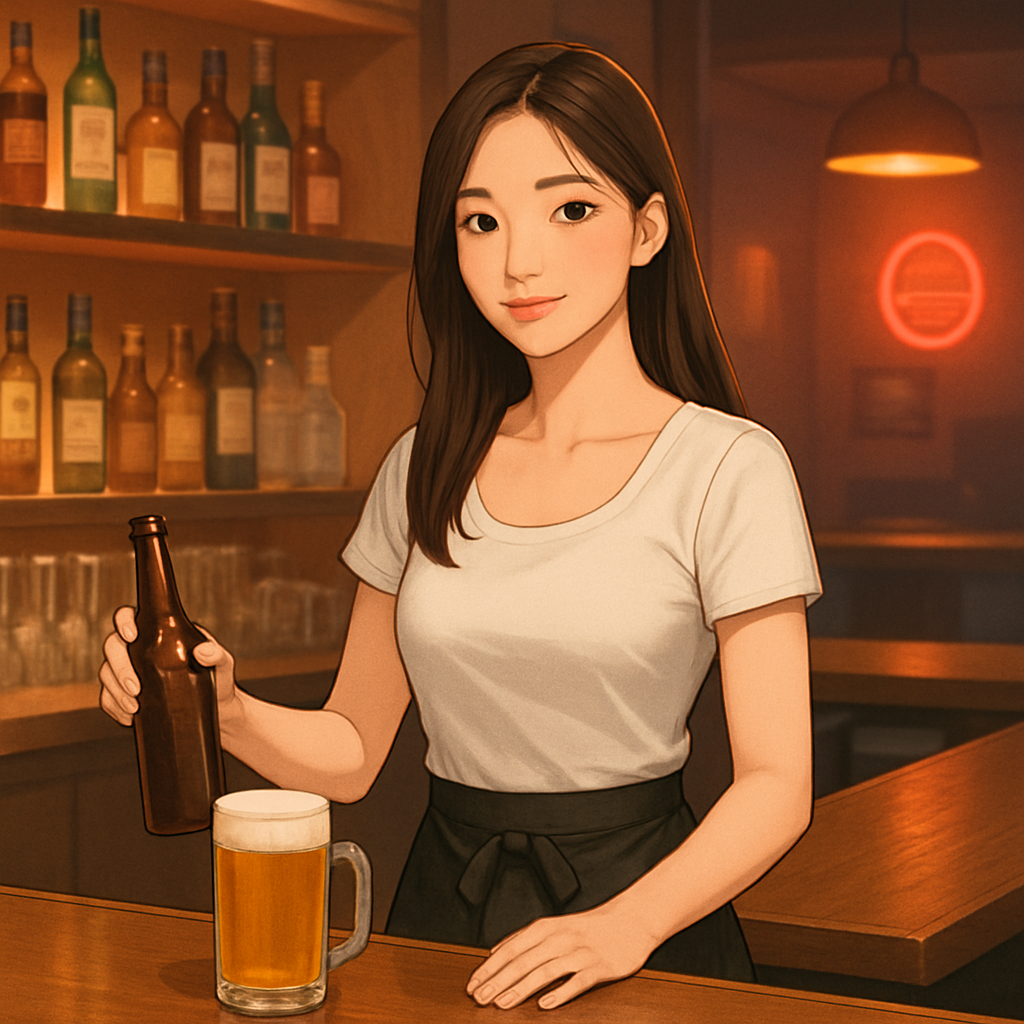 유흥주점 아르바이트 이미지