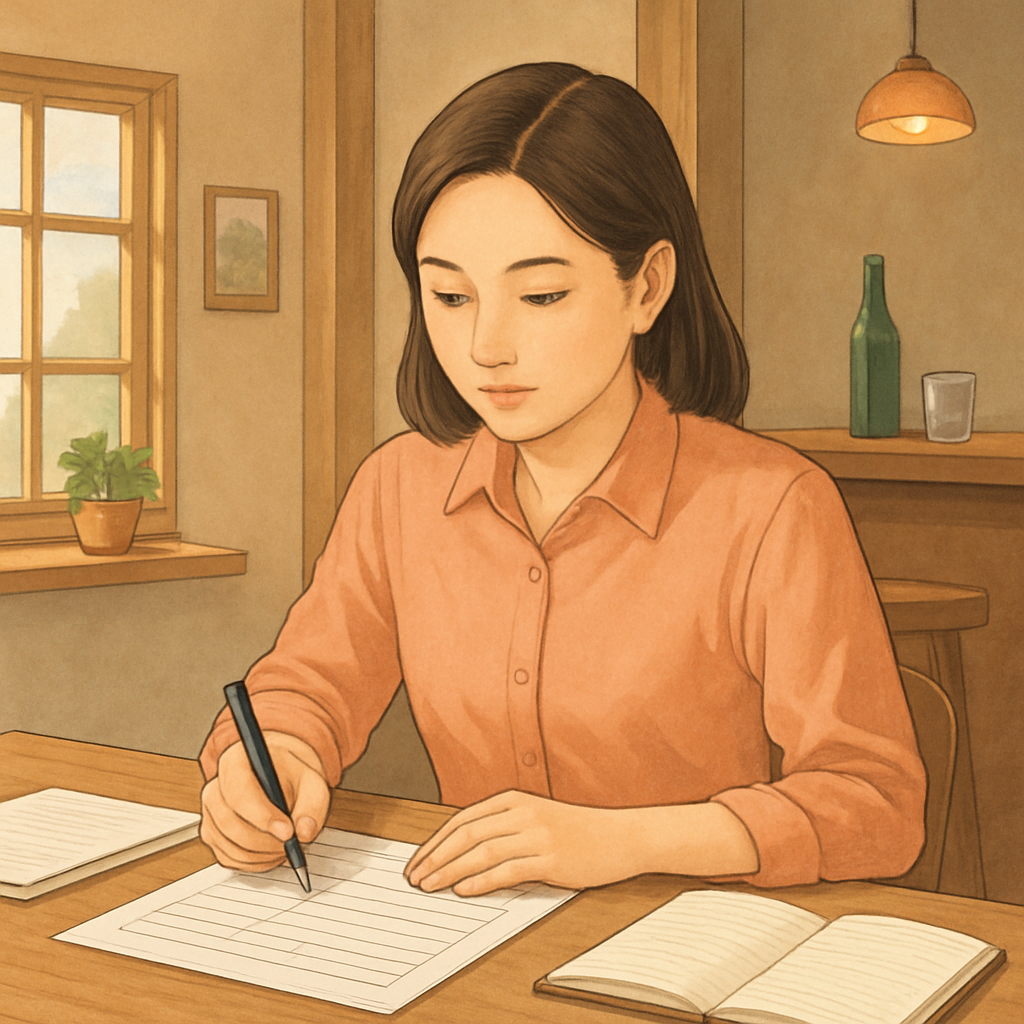 노래주점 이력서 작성 요령 이미지