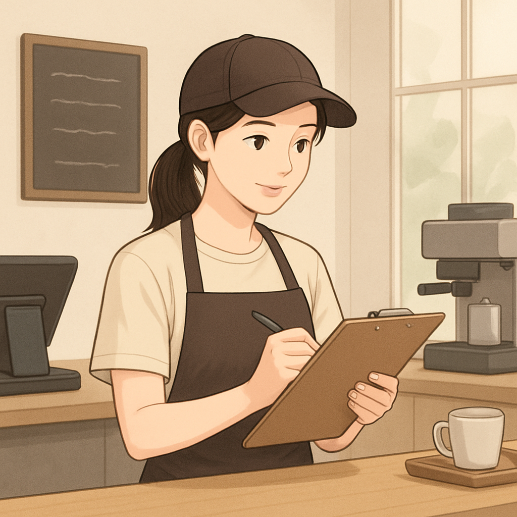 여자 아르바이트 구인 이미지