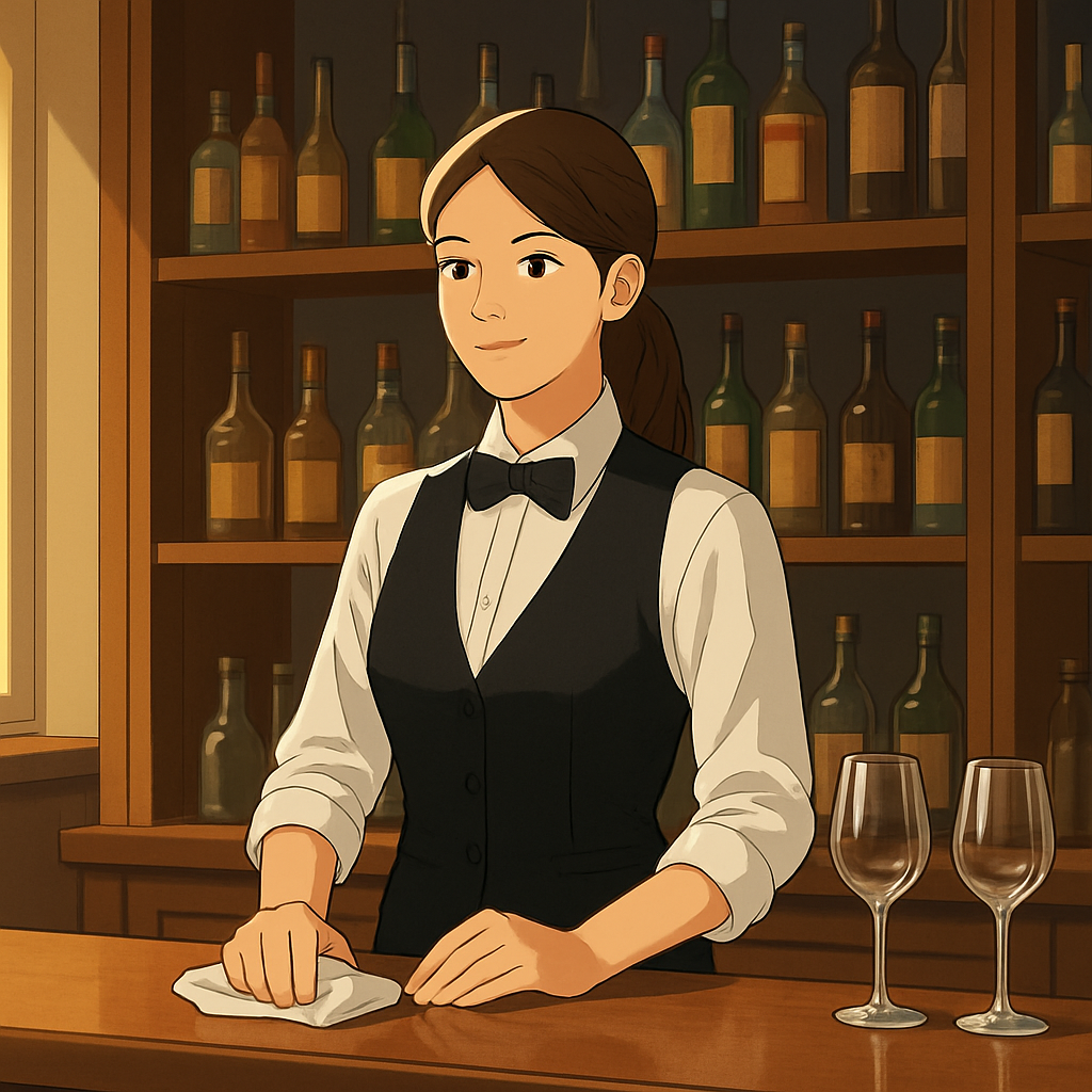 클럽 바 직원 구인 이미지