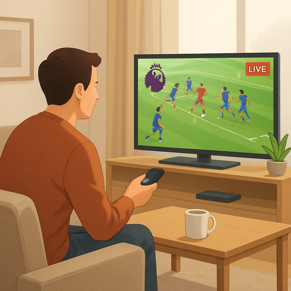 한국에서 EPL 중계 보는 방법 이미지