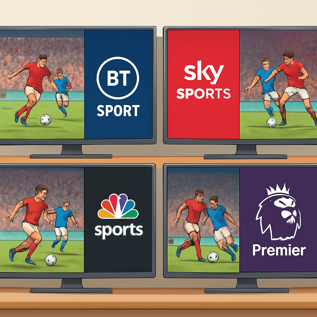 프리미어리그 중계 채널 비교 이미지