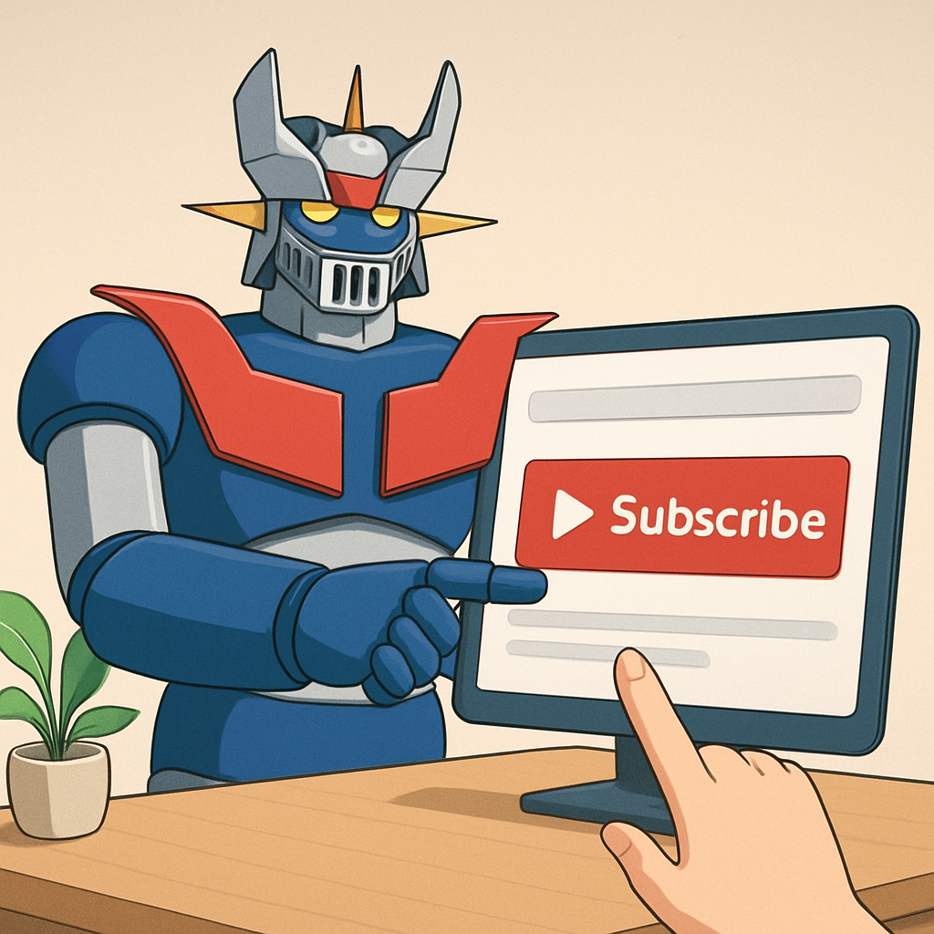 마징가TV 채널 구독 방법 이미지