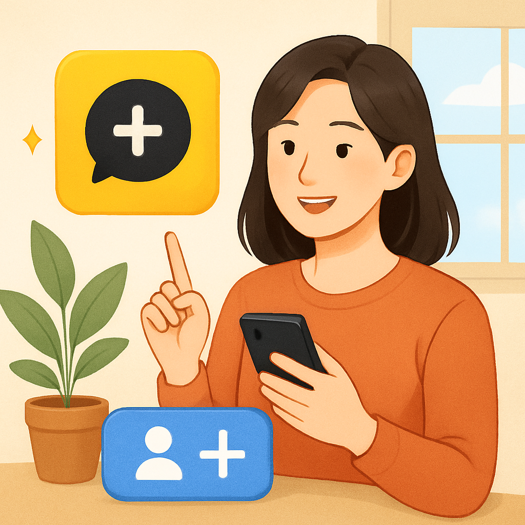 카카오채널 구독자 늘리기 이미지