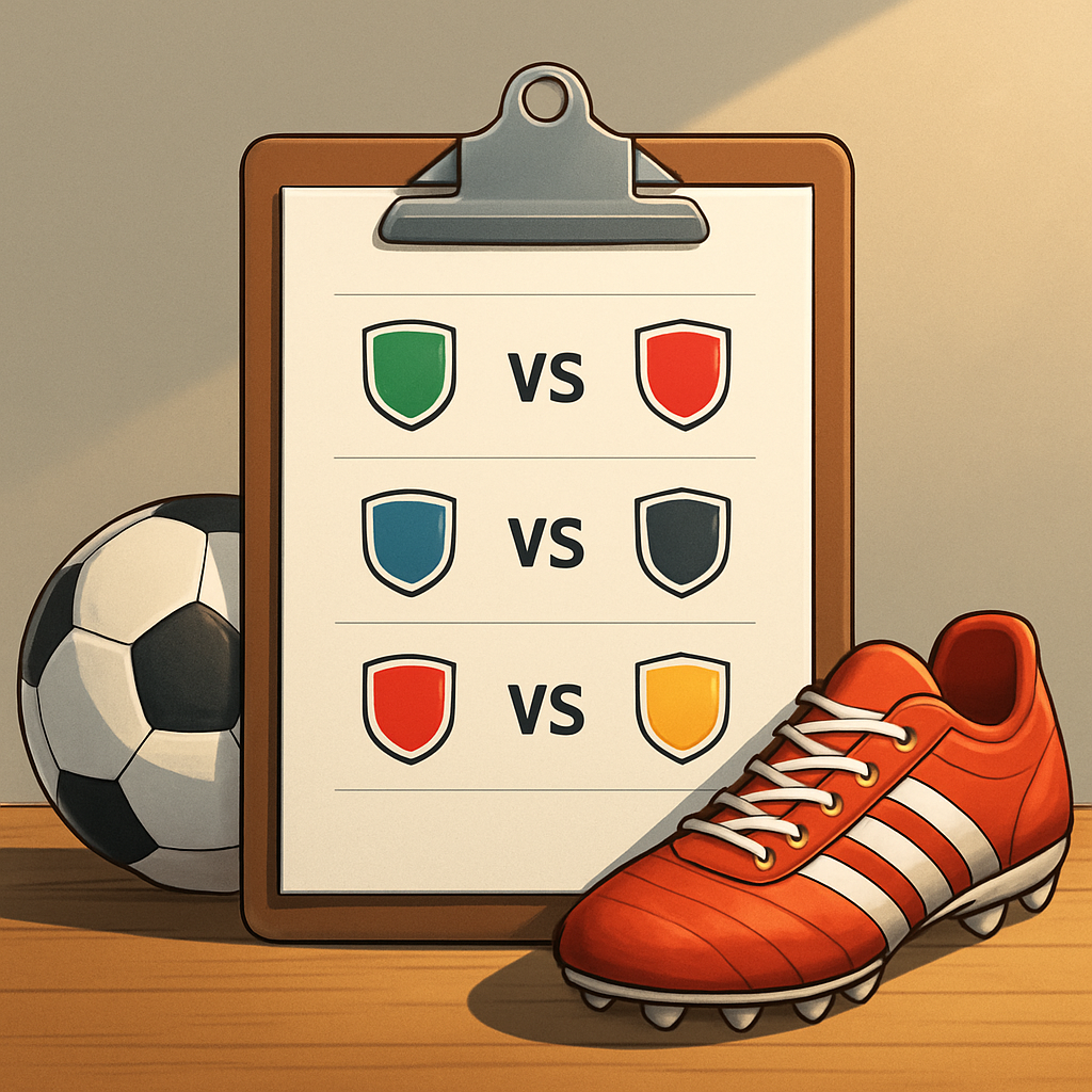 이번 주 축구 경기 일정 이미지