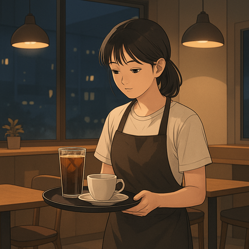 야간 아르바이트 이미지